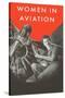 Women in Aviation, Rosie the Riveter-null-Stretched Canvas