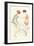 Women in Bathing Costumes Playing Tag-null-Framed Art Print