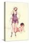 Women in Bathing Costumes-null-Stretched Canvas