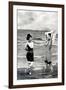 Women in bathing costumes-French School-Framed Photographic Print