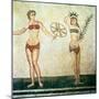 Women in Bikinis, from the Room of the Ten Dancing Girls-Roman-Mounted Giclee Print