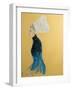 Women in Blue Dress with Flemish Headdress, 2016-Susan Adams-Framed Giclee Print