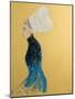 Women in Blue Dress with Flemish Headdress, 2016-Susan Adams-Mounted Giclee Print