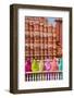 Women in Bright Saris in Front of the Hawa Mahal (Palace of the Winds)-Gavin Hellier-Framed Photographic Print