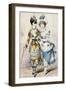 Women in Carnival Costume, Circa 1866, France, 19th Century-null-Framed Giclee Print