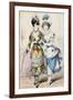 Women in Carnival Costume, Circa 1866, France, 19th Century-null-Framed Giclee Print