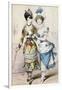 Women in Carnival Costume, Circa 1866, France, 19th Century-null-Framed Giclee Print