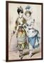 Women in Carnival Costume, Circa 1866, France, 19th Century-null-Framed Giclee Print