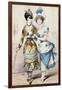 Women in Carnival Costume, Circa 1866, France, 19th Century-null-Framed Giclee Print