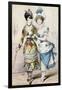 Women in Carnival Costume, Circa 1866, France, 19th Century-null-Framed Giclee Print