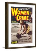 Women in Crime-null-Framed Art Print