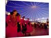 Women in Flamenco Dresses at Feira de Abril, Sevilla, Spain-Merrill Images-Mounted Photographic Print