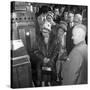 Women in Fur Coats at a Food Exhibition, Wilsic, Near Doncaster, South Yorkshire, 1961-Michael Walters-Stretched Canvas