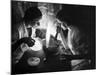 Women in Glass Factory-null-Mounted Photographic Print