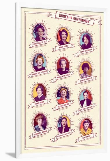 Women in Government-null-Framed Premium Giclee Print