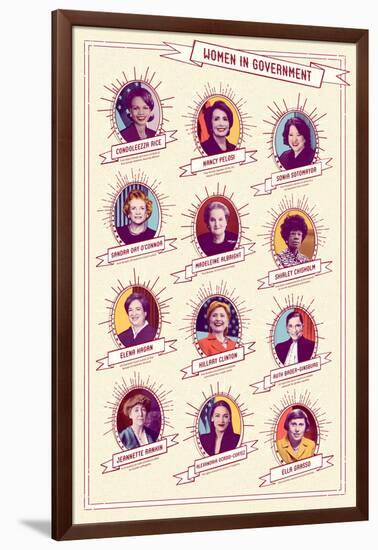 Women in Government-null-Framed Premium Giclee Print