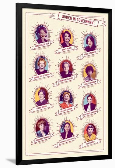 Women in Government-null-Framed Premium Giclee Print