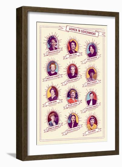 Women in Government-null-Framed Premium Giclee Print