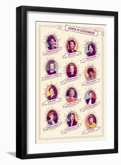 Women in Government-null-Framed Premium Giclee Print