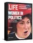 Women in Politics, Feminist Congresswoman Bella Abzug, June 9, 1972-Leonard Mccombe-Framed Stretched Canvas