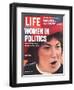 Women in Politics, Feminist Congresswoman Bella Abzug, June 9, 1972-Leonard Mccombe-Framed Photographic Print