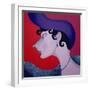 Women in Profile Series, No. 13, 1998-John Wright-Framed Giclee Print