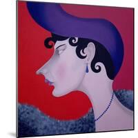 Women in Profile Series, No. 13, 1998-John Wright-Mounted Giclee Print