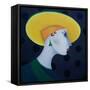 Women in Profile Series, No. 18, 1998-John Wright-Framed Stretched Canvas