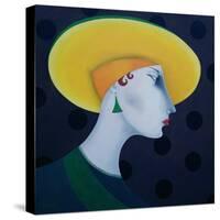 Women in Profile Series, No. 18, 1998-John Wright-Stretched Canvas