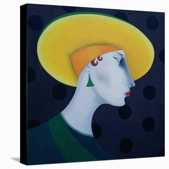 Women in Profile Series, No. 18, 1998-John Wright-Stretched Canvas