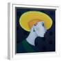 Women in Profile Series, No. 18, 1998-John Wright-Framed Giclee Print