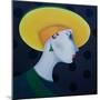 Women in Profile Series, No. 18, 1998-John Wright-Mounted Giclee Print