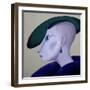 Women in Profile Series, No. 3, 1998-John Wright-Framed Giclee Print