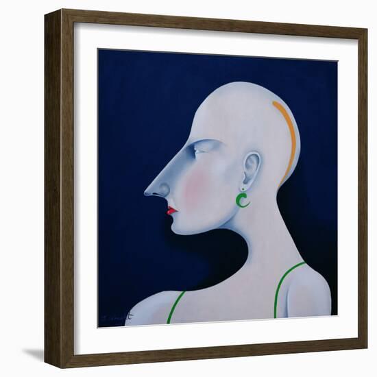 Women in Profile Series, No. 6, 1998-John Wright-Framed Giclee Print