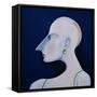 Women in Profile Series, No. 6, 1998-John Wright-Framed Stretched Canvas
