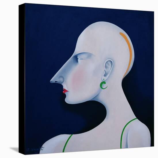 Women in Profile Series, No. 6, 1998-John Wright-Stretched Canvas