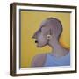 Women in Profile Series, No.7, 1998-John Wright-Framed Giclee Print