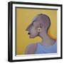 Women in Profile Series, No.7, 1998-John Wright-Framed Giclee Print