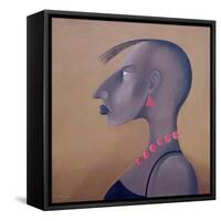 Women in Profile Series, No. 8, 1998-John Wright-Framed Stretched Canvas