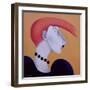 Women in Profile Series, No. 9, 1998-John Wright-Framed Giclee Print