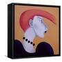 Women in Profile Series, No. 9, 1998-John Wright-Framed Stretched Canvas