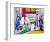 Women in Public Bathhouse-null-Framed Giclee Print