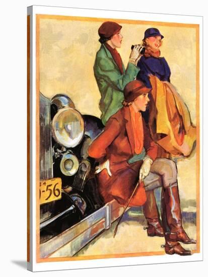 "Women in Riding Habits,"January 6, 1934-John LaGatta-Stretched Canvas