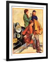 "Women in Riding Habits,"January 6, 1934-John LaGatta-Framed Giclee Print
