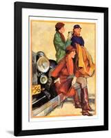 "Women in Riding Habits,"January 6, 1934-John LaGatta-Framed Giclee Print