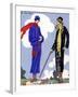 Women in sports wear on a golf course, 1925.-null-Framed Giclee Print