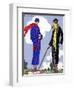 Women in sports wear on a golf course, 1925.-null-Framed Giclee Print