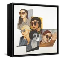 Women In Sunglasses, 2017-Stevie Taylor-Framed Stretched Canvas