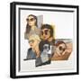 Women In Sunglasses, 2017-Stevie Taylor-Framed Premium Giclee Print