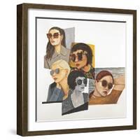 Women In Sunglasses, 2017-Stevie Taylor-Framed Giclee Print